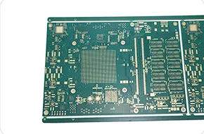 Part of the 22-layer back-drilled substrate