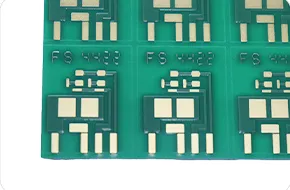 Part of single-sided ceramic plate